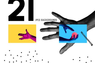 抽象手绘矢量图形与手势设计在软件开发中的应用